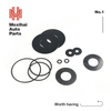 High Temperature Resistant Shock Absorber Gasket - Universal Fit for Cars Motorcycles & SUVs SK4 Shim Washer SK4-30X0.40X12 MM