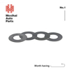High Temperature Resistant Shock Absorber Gasket - Universal Fit for Cars Motorcycles & SUVs SK4 Shim Washer SK4 30 X0.20 X12 MM