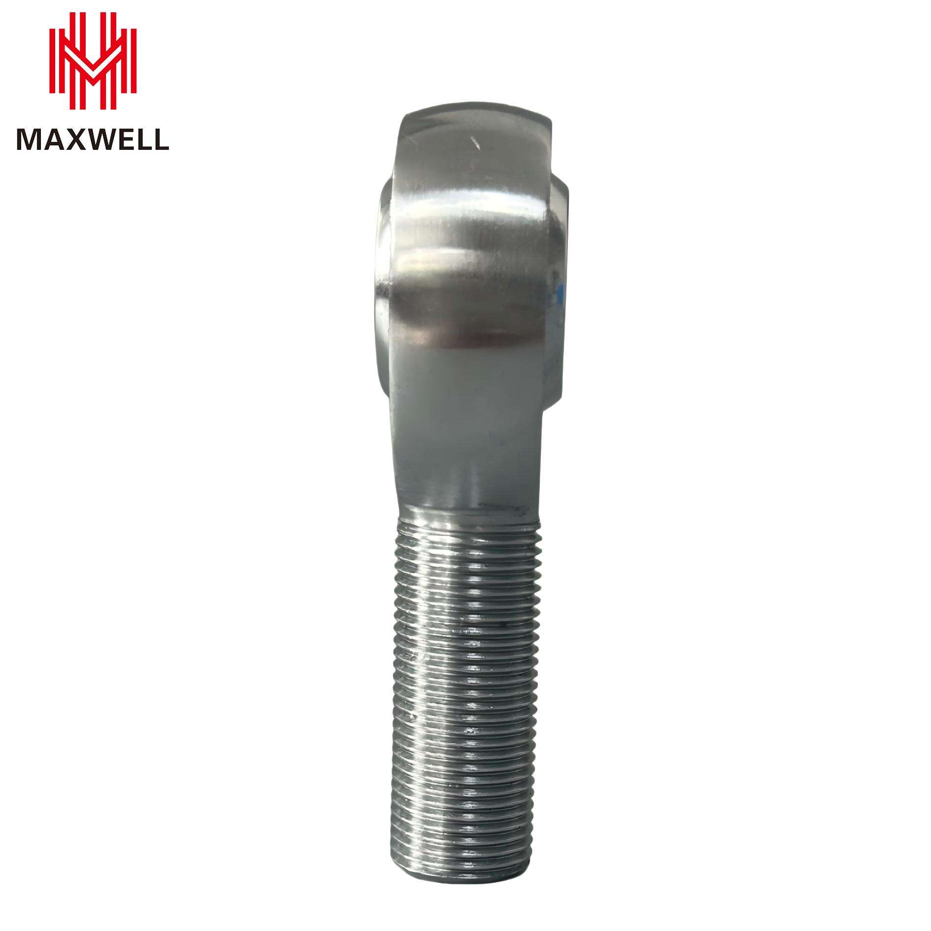High Strength Self Lubricating XM12 Male Thread Alloy Steel Rod End 0.75 Inch Bore