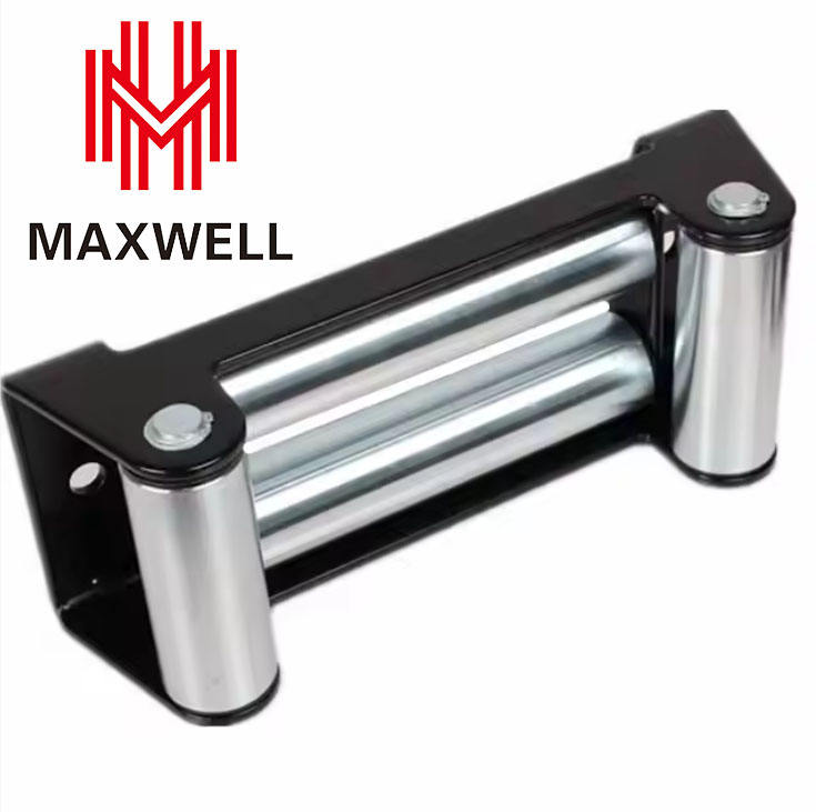 Metal ATV UTV Winch Accessories 4 Way Roller Fairlead