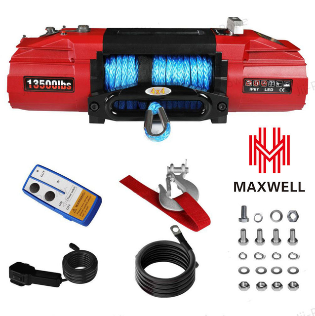 High quality hot sale Manufacturer direct selling electric winch 12000lbs 12V / 24v Electric Auto Winch
